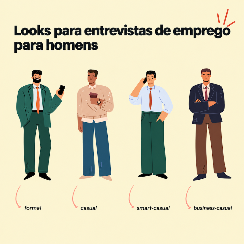 vestir numa entrevista man